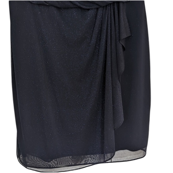 Scarlett navy blue cocktail dress, size 16, sparkle, party event dress - Picture 4 of 12